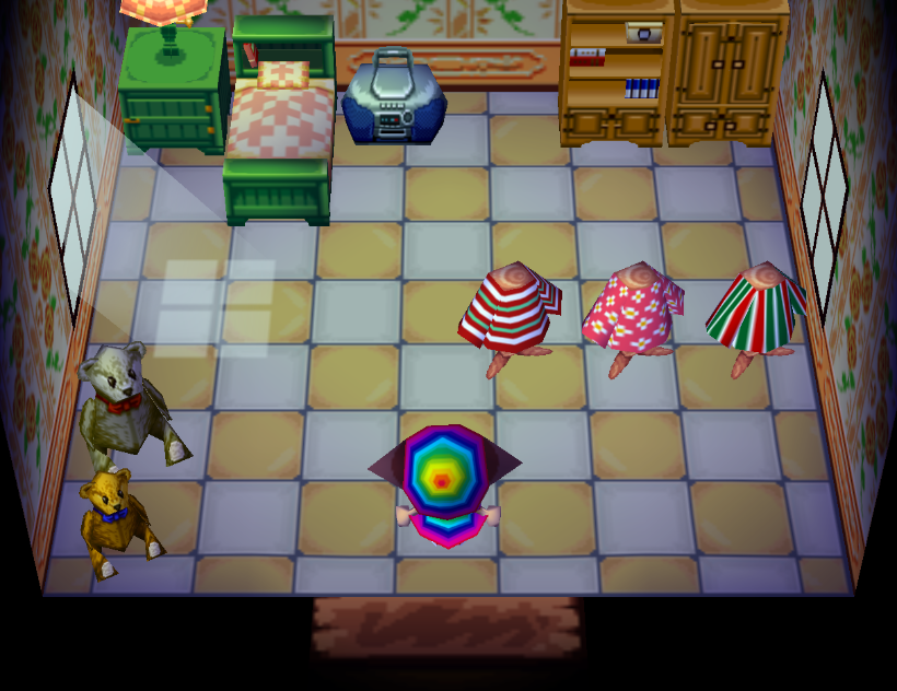 Animal Crossing Бе жилой дом Интерьер